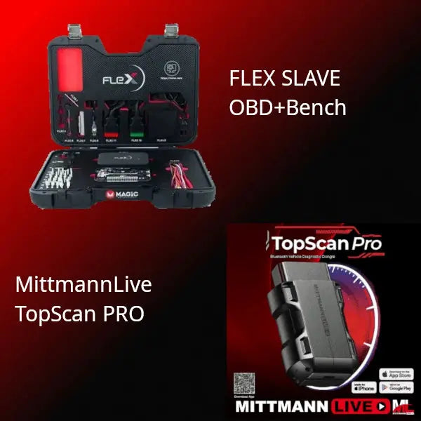 FLEX Tool Slave OBD/Bench + MittmannLive TopScan PRO MittmannLive