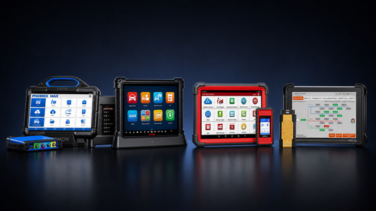 TOPDON Phoenix Max, AUTEL MaxiSys Ultra S2, LAUNCH X-431 PRO5 und THINKCAR ThinkScan 689BT Pro im neutralen Vergleich