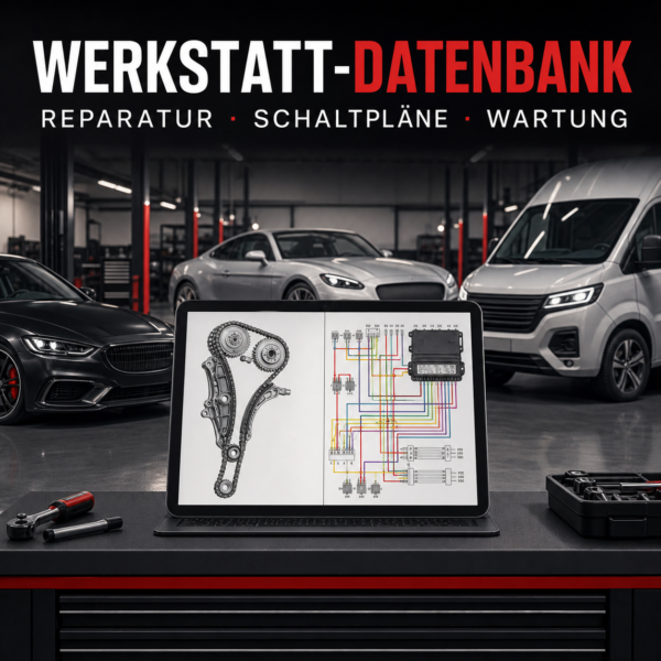 Reparatur Datenbank PKW + LKW (Nutzfahrzeuge) – Vollversion