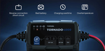 TOPDON TORNADO 4000 KFZ Batterieladegerät MittmannLive