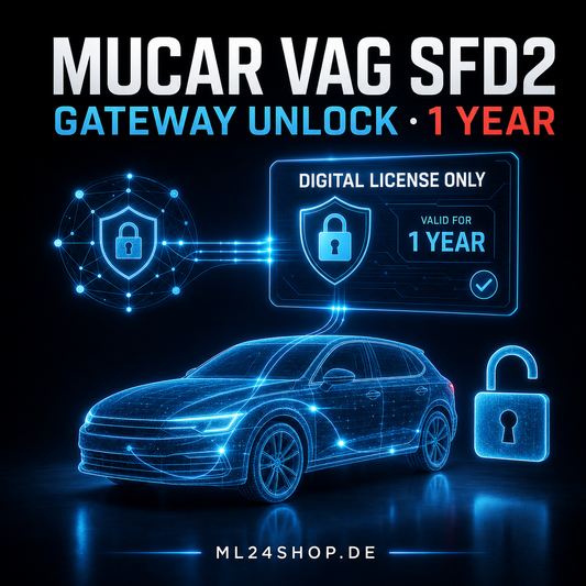 MUCAR VAG SFD Gateway Unlock – 1 Jahr – digitale Jahreslizenz im einheitlichen ML24Shop Bildstil