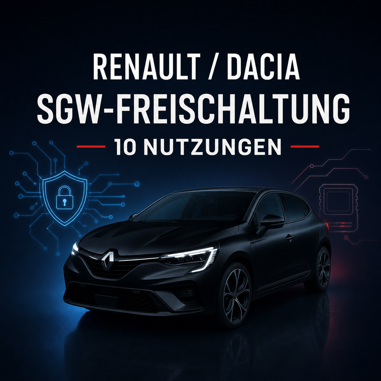 Renault Dacia SGW – 10 digitale Freischaltungen für TOPDON, THINKCAR und Autel