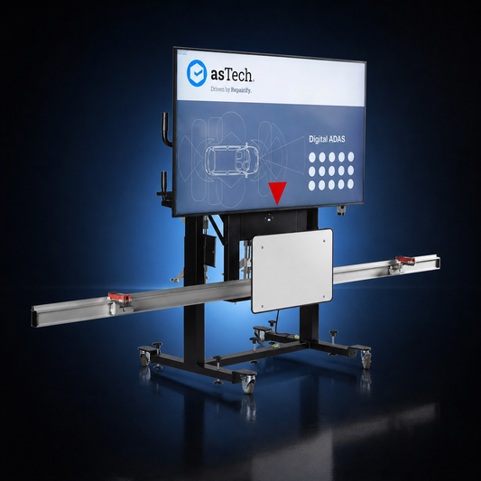 Repairify asTech Digital ADAS 1.0 und 2.0 Kalibriersystem – Perspektivansicht