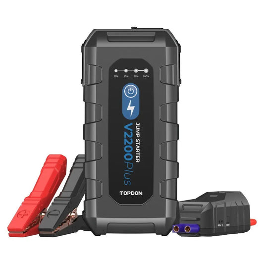 TOPDON JUMPSTARTER POWERBANK BATTERIETESTER V2200 PLUS MittmannLive