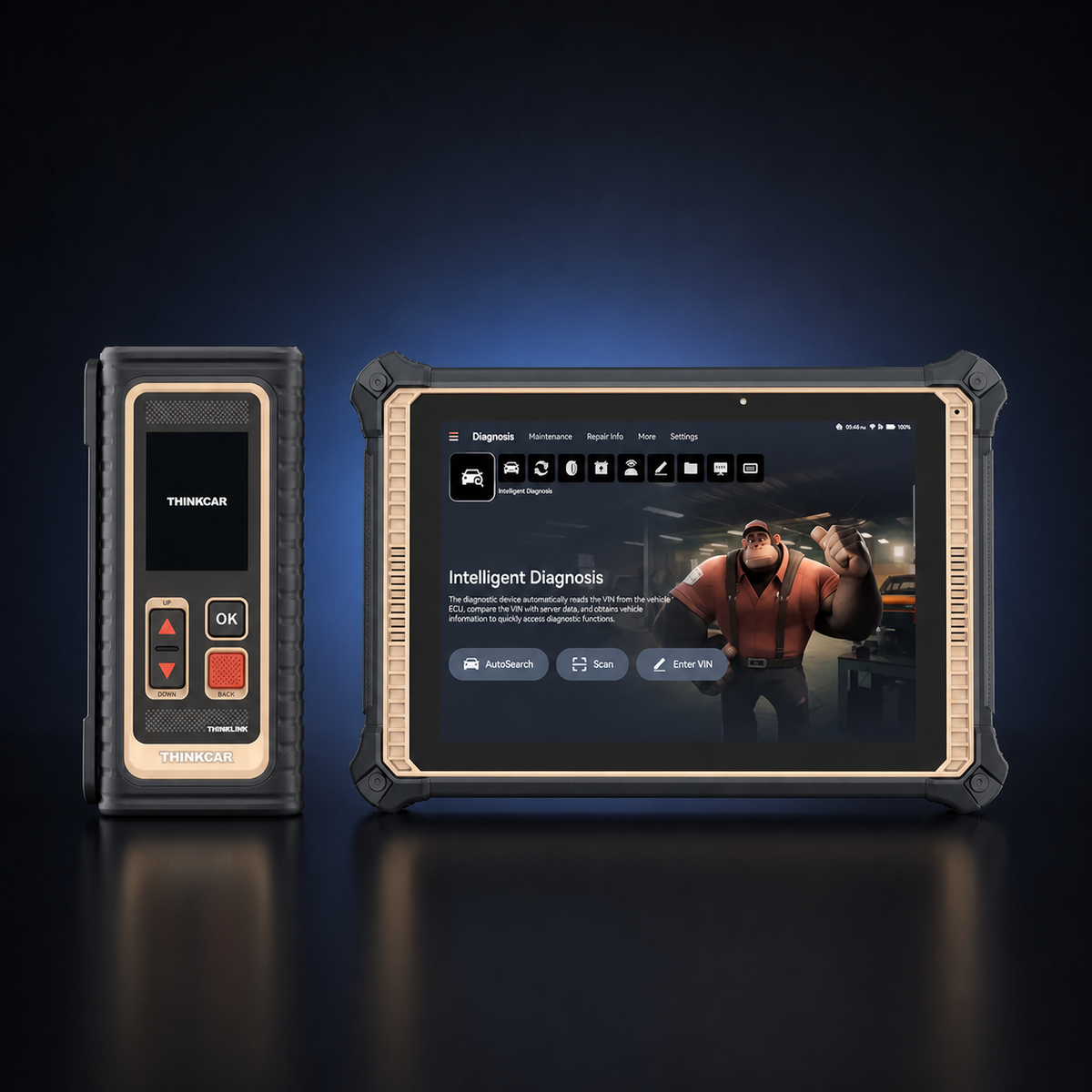THINKCAR THINKTOOL Euro 391 Profi-Diagnosegerät mit THINKLINK Lite VCI