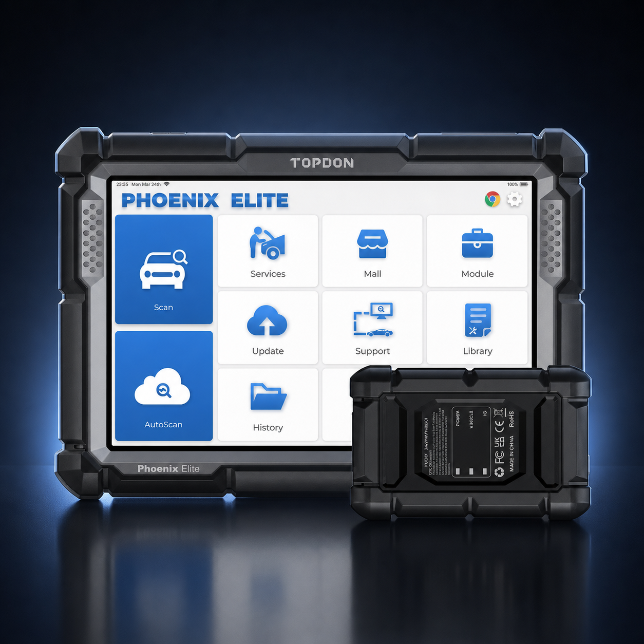 TOPDON Phoenix Elite – diagnosi professionale con programmazione ECU