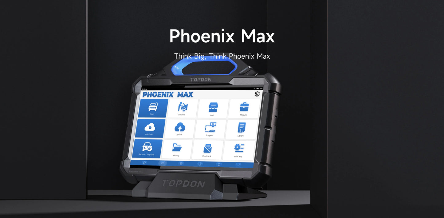 TOPDON Phoenix Max High-End-Diagnosegerät für professionelle Kfz-Werkstätten