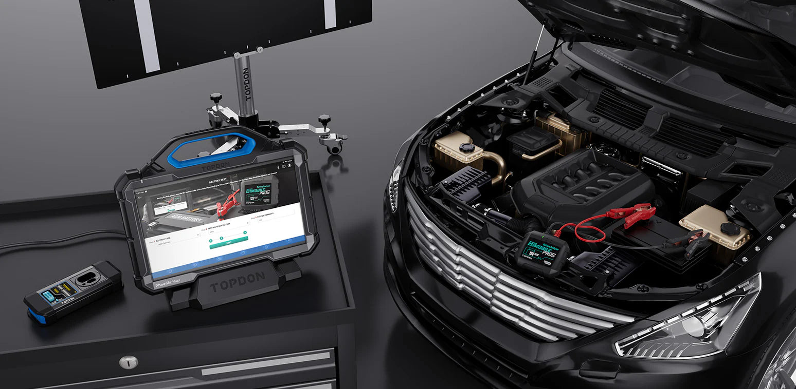 TOPDON Phoenix Max kompatibel mit ADAS, Batterietester und T-Ninja Box