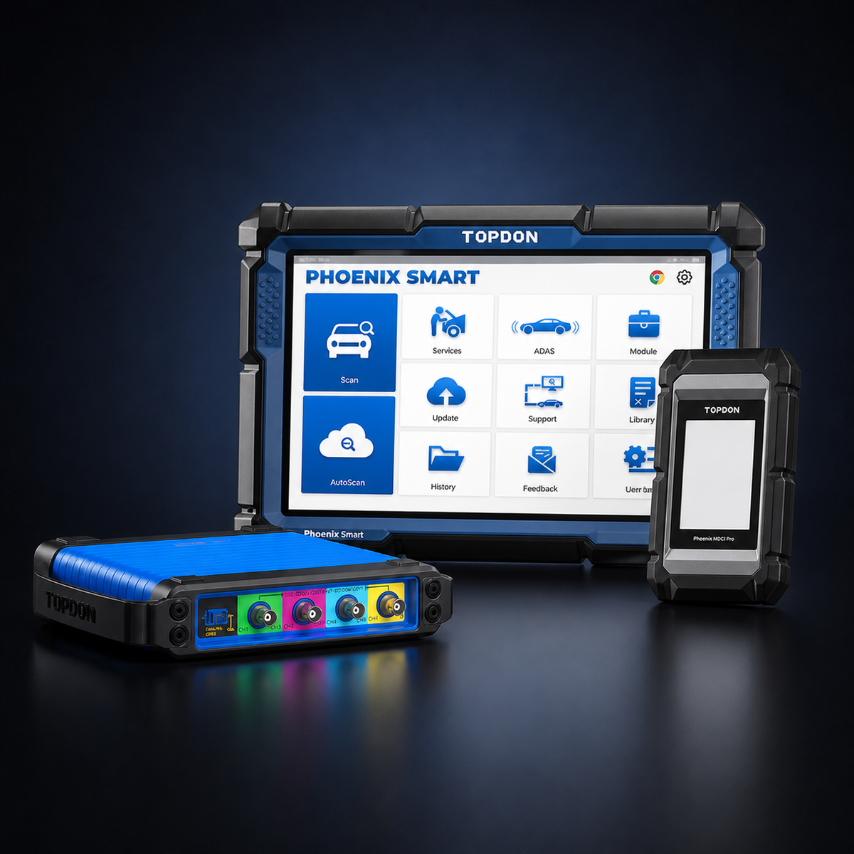 TOPDON Phoenix Smart Diagnosegerät mit MDCI Pro und Phoenix Scope Oszilloskop
